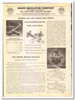 Grove Regulator Company 1947 vintage oil gas catalog oilfield valves Grove Regulator Company 1947 vintage oil gas catalog oilfield valves
