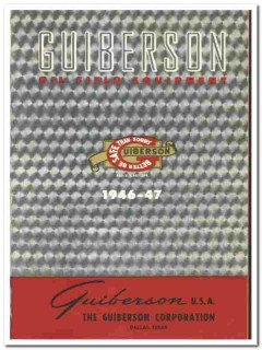 Guiberson Corp 1947 vintage oil gas catalog oilfield valves spiders