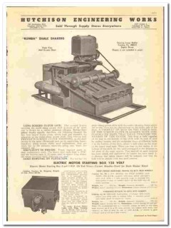 Huchison Engineering Works 1947 vintage oil gas catalog oilfield Rumba