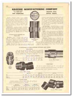 Krausse Mfg Company 1947 vintage oil gas catalog oilfield Nail-It Krausse Mfg Company 1947 vintage oil gas catalog oilfield Nail-It