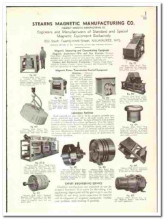 Stearns Magnetic Mfg Company 1939 vintage industrial catalog