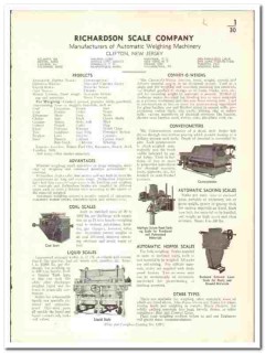 Richardson Scale Company 1939 vintage industrial catalog weighing Richardson Scale Company 1939 vintage industrial catalog weighing