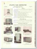 Atlantic Tank Corp 1939 vintage industrial catalog wooden Atlantic Tank Corp 1939 vintage industrial catalog wooden