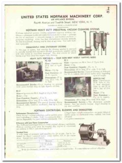 United States Hoffman Machinery Corp 1939 vintage industrial catalog United States Hoffman Machinery Corp 1939 vintage industrial catalog