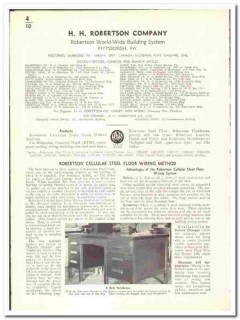 H H Robertson Company 1939 vintage electrical catalog floor wiring H H Robertson Company 1939 vintage electrical catalog floor wiring