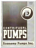 Economy Pumps Inc 1939 vintage industrial catalog centrifugal Economy Pumps Inc 1939 vintage industrial catalog centrifugal