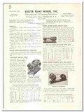 Foster Pump Works Inc 1939 vintage industrial catalog rotary