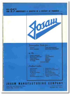 Josam Mfg Company 1939 vintage industrial catalog interceptors drains Josam Mfg Company 1939 vintage industrial catalog interceptors drains