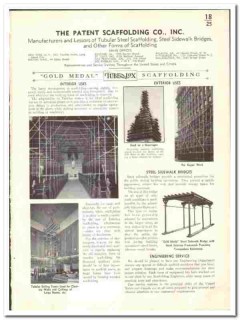 Patent Scaffolding Company 1939 vintage wall catalog TubeLox Patent Scaffolding Company 1939 vintage wall catalog TubeLox