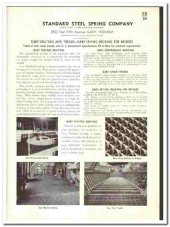 Standard Steel Spring Company 1939 vintage flooring catalog grating
