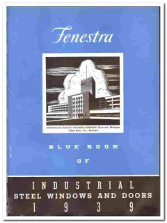 Detroit Steel Products Company 1939 vintage window catalog Blue Book