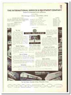International Derrick Equipment Company 1939 vintage metal catalog International Derrick Equipment Company 1939 vintage metal catalog
