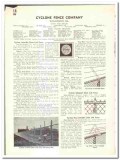 Cyclone Fence Company 1939 vintage catalog chain link