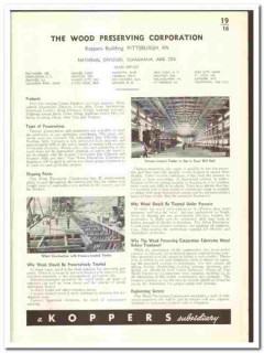 Wood Preserving Corp 1939 vintage paint catalog pressure treat timbers Wood Preserving Corp 1939 vintage paint catalog pressure treat timbers