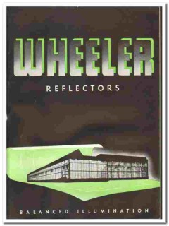 Wheeler Reflector Company 1939 vintage electrical catalog lighting