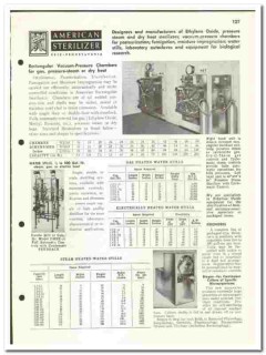 American Sterilizer Company 1960 vintage industrial catalog American Sterilizer Company 1960 vintage industrial catalog