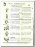 V D Anderson Company 1960 vintage industrial catalog steam specialties