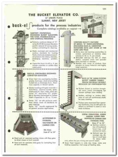Bucket Elevator Company 1960 vintage industrial catalog Buck-El Bucket Elevator Company 1960 vintage industrial catalog Buck-El