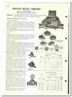 Buffalo Meter Company 1960 vintage industrial catalog Volumetric