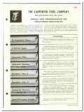 Carpenter Steel Company 1960 vintage industrial catalog Stainless