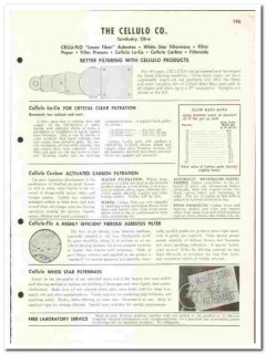 Cellulo Company 1960 vintage industrial catalog asbestos Cellu-Flo Cellulo Company 1960 vintage industrial catalog asbestos Cellu-Flo