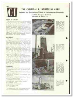 Chemical Industrial Corp 1960 vintage catalog nitric acid fertilizer Chemical Industrial Corp 1960 vintage catalog nitric acid fertilizer