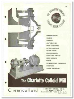 Chemicolloid Laboratories Inc 1960 vintage catalog Charlotte Colloid Chemicolloid Laboratories Inc 1960 vintage catalog Charlotte Colloid