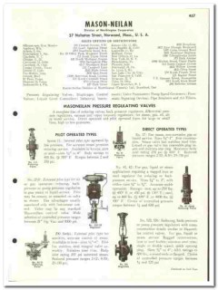 Worthington Corp 1960 vintage industrial catalog Mason-Neilan valves Worthington Corp 1960 vintage industrial catalog Mason-Neilan valves