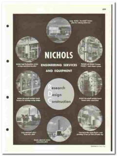 Nichols Engineering Research Corp 1960 vintage industrial catalog Nichols Engineering Research Corp 1960 vintage industrial catalog