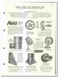 South Bend Air Products Inc 1960 vintage heating catalog fans Dynaflow