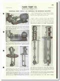 Taber Pump Company 1960 vintage industrial catalog centrifugal sump