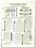 Uehling Instrument Company 1960 vintage industrial catalog gauges
