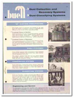 Buell Engineering Company 1960 vintage industrial catalog dust collect Buell Engineering Company 1960 vintage industrial catalog dust collect