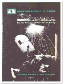 Chicago Bridge Iron Company 1960 vintage industrial catalog process Chicago Bridge Iron Company 1960 vintage industrial catalog process