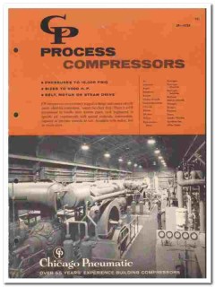 Chicago Pneumatic Tool Company 1960 vintage catalog process compressor Chicago Pneumatic Tool Company 1960 vintage catalog process compressor