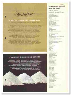 Fluidizer Company 1960 vintage industrial catalog process equipment Fluidizer Company 1960 vintage industrial catalog process equipment