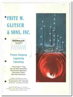 Fritz W Glitsch Sons Inc 1960 vintage industrial catalog fabrication Fritz W Glitsch Sons Inc 1960 vintage industrial catalog fabrication