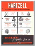 Hartzell Propeller Fan Company 1960 vintage catalog ventilation