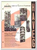 Haveg Industries Inc 1960 vintage plastic catalog corrosion resistance