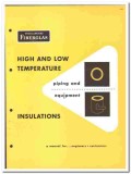 Owens-Corning Fiberglas Corp 1960 vintage insulation catalog Owens-Corning Fiberglas Corp 1960 vintage insulation catalog
