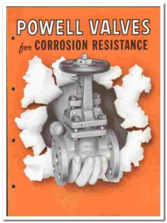 Wm Powell Company 1960 vintage industrial catalog valves corrosion Wm Powell Company 1960 vintage industrial catalog valves corrosion