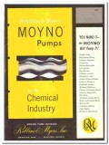 Robbins Myers Inc 1960 vintage industrial catalog MOYNO Pump chemical Robbins Myers Inc 1960 vintage industrial catalog MOYNO Pump chemical