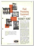 Rodney Hunt Machine Company 1960 vintage industrial catalog fluid