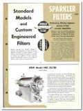Sparkler Mfg Company 1960 vintage industrial catalog horizontal filter Sparkler Mfg Company 1960 vintage industrial catalog horizontal filter