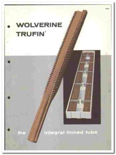 Calumet Hecla Inc 1960 vintage industrial catalog Wolverine Trufin Calumet Hecla Inc 1960 vintage industrial catalog Wolverine Trufin