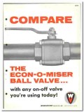 Worcester Valve Company 1960 vintage industrial catalog Econ-O-Miser Worcester Valve Company 1960 vintage industrial catalog Econ-O-Miser
