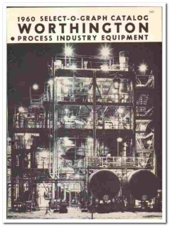 Worthington Corp 1960 vintage industrial catalog pumps compressors Worthington Corp 1960 vintage industrial catalog pumps compressors