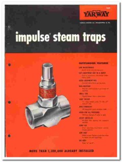 Yarnall-Waring Company 1960 vintage industrial catalog Steam Traps Yarnall-Waring Company 1960 vintage industrial catalog Steam Traps