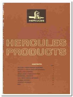 Hercules Corp 1970 vintage chemical catalog products Hercules Corp 1970 vintage chemical catalog products