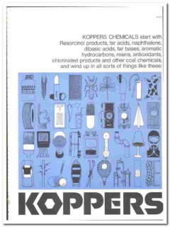Koppers Company 1970 vintage chemical catalog Resorcinol products Koppers Company 1970 vintage chemical catalog Resorcinol products
